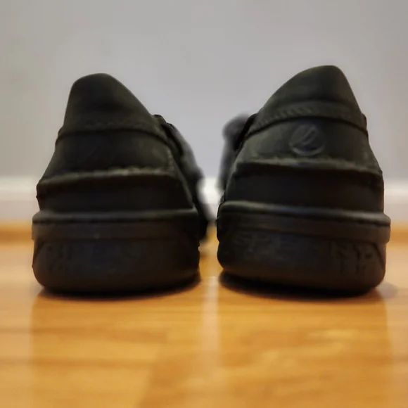 Sperry Men's Black Boat Shoes - Picture 6 of 7